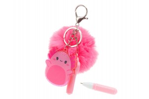 Pompon-tollal pink