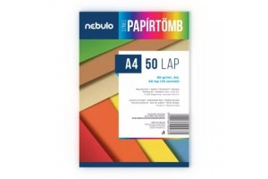 Színes papírtömb - 50 lapos...