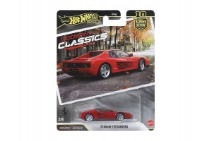 Hot Wheels Ferrari Testarossa játékautó - piros