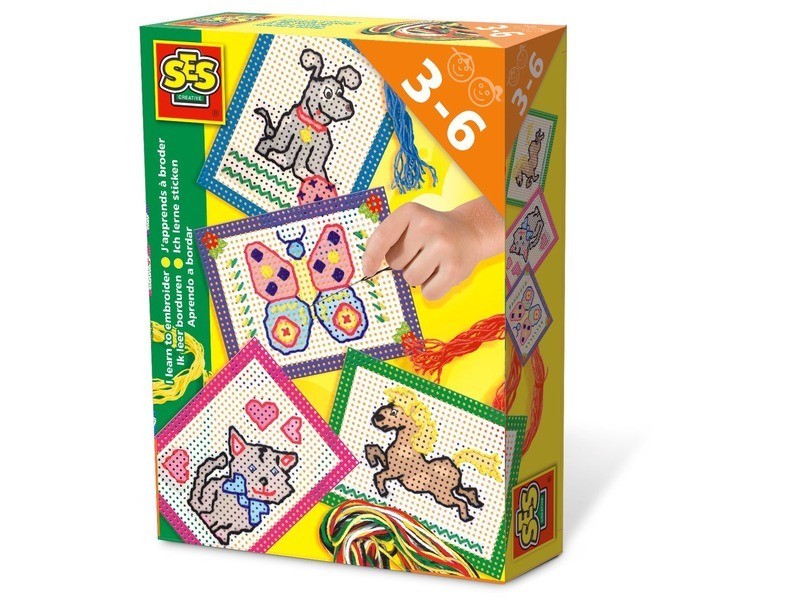 Már tudok - Hímezni (állatos minták, fonalak, tű)