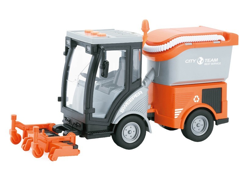 Utcatakarító játékautó - fény és hangjelzéssel