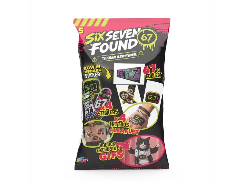 Six Seven matrica és ideiglenes tetoválás szett