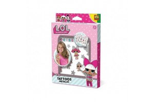 SES L.O.L. csillogó tetoválás készlet - 2 ív