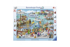 Puzzle 24 db – Egy nap a kikötőben