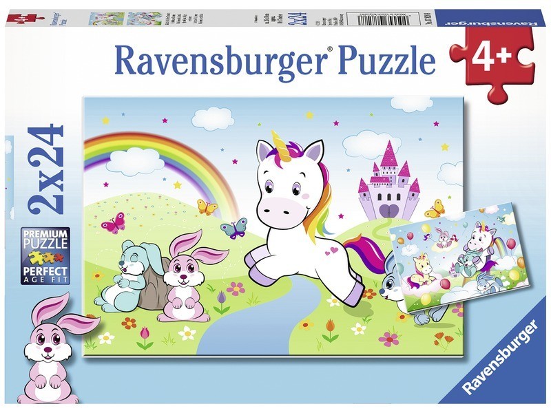 Ravensburger Csodás unikornisok - 2 x 24 db