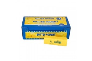 Squishy Butter-Vaj – sárga puha stresszlabda, 113 g