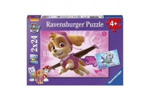 Ravensburger Mancs Őrjárat puzzle – Skye és Everest (2x24)