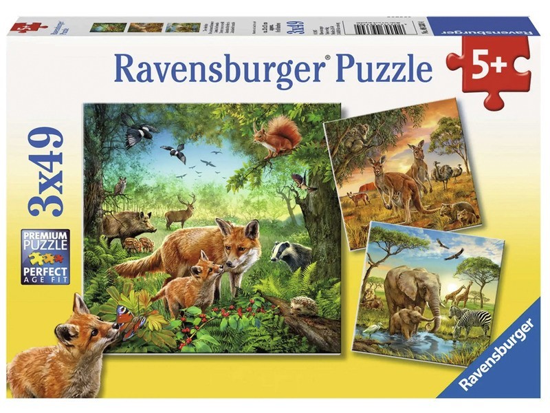 Puzzle 3x49 - Az erdő lakói (09330)