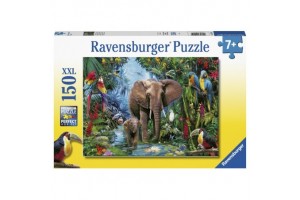 Ravensburger puzzle 150 db - Elefántok