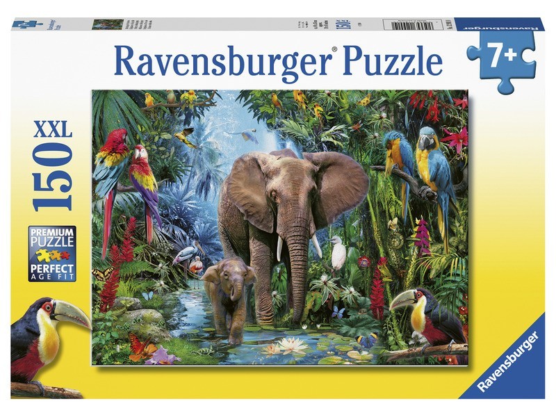 Ravensburger puzzle 150 db - Elefántok