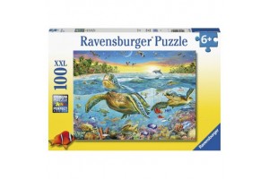 Puzzle 100 db - Teknősök...