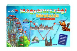 Magyarországi körutazás társasjáték doboza