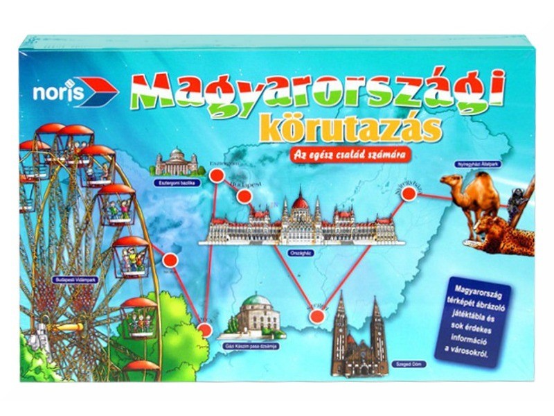 Magyarországi körutazás társasjáték doboza