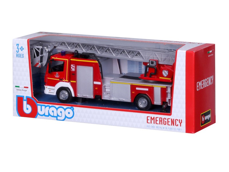 Bburago Mercedes tűzoltó daruskocsi 1:50
