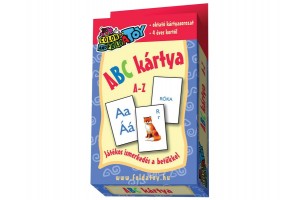 ABC oktatókártya — színes és betűkártyák