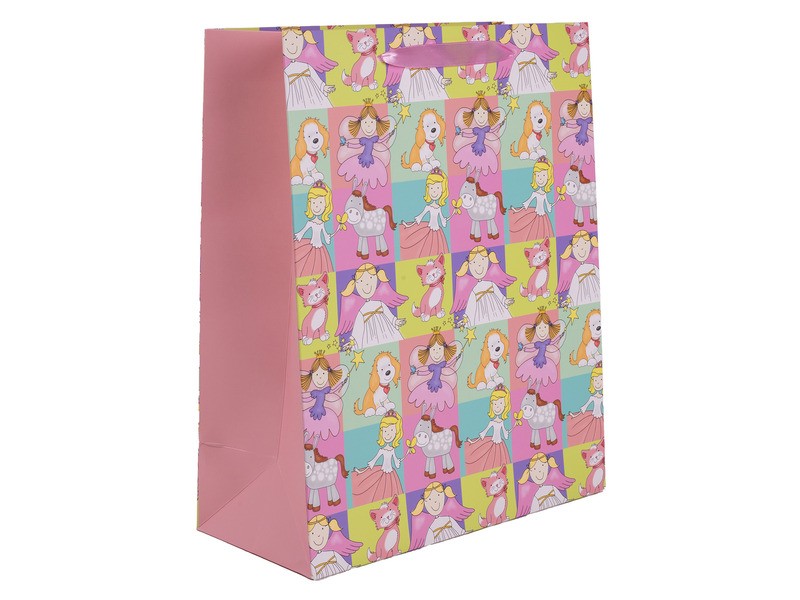 Papírtasak Királylány 26×32 cm, mintás