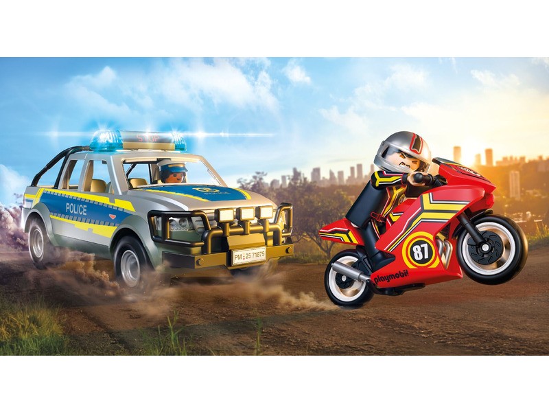 Playmobil Rendőrségi üldözés kisteherautóval