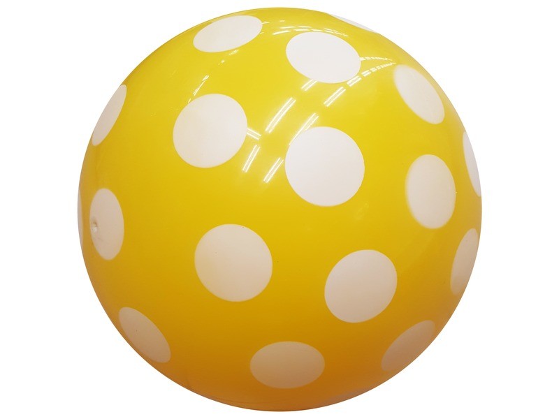 Pöttyös gumilabda 40 cm — többféle