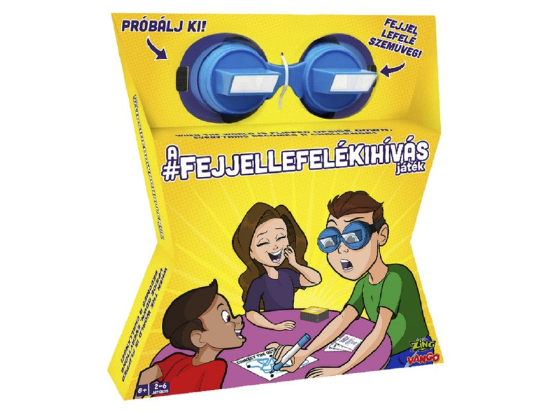Fejjel Lefelé Kihívás - szemüveg, rajztömb és kártyák