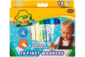 Crayola Mini Kids 12 db tompa filctoll - vegyes színek
