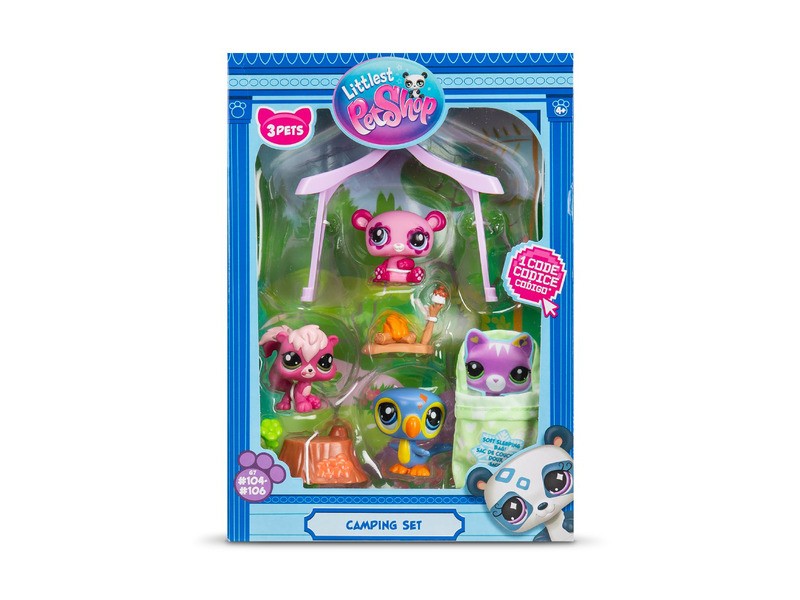 Littlest Pet Shop - LPS Camping 3 db-os készlet S2