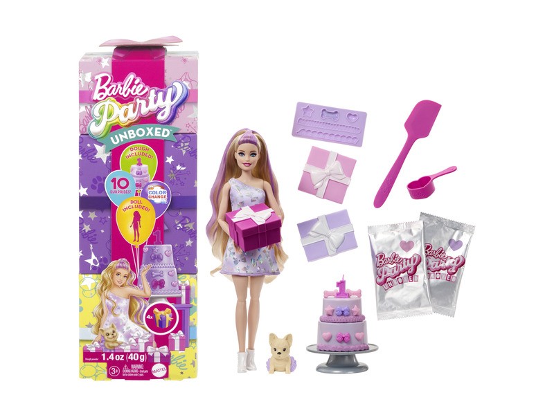 Barbie Party Reveal - Francia bulldog figura