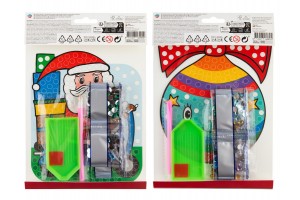 Karácsonyi A5 gyémántfestő készlet – extra nagy kövekkel