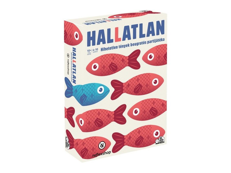 Hallatlan társasjáték doboz és kártyák