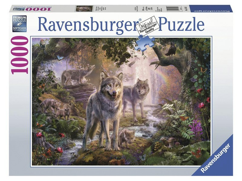 Ravensburger 1000 db – Farkascsalád nyáron