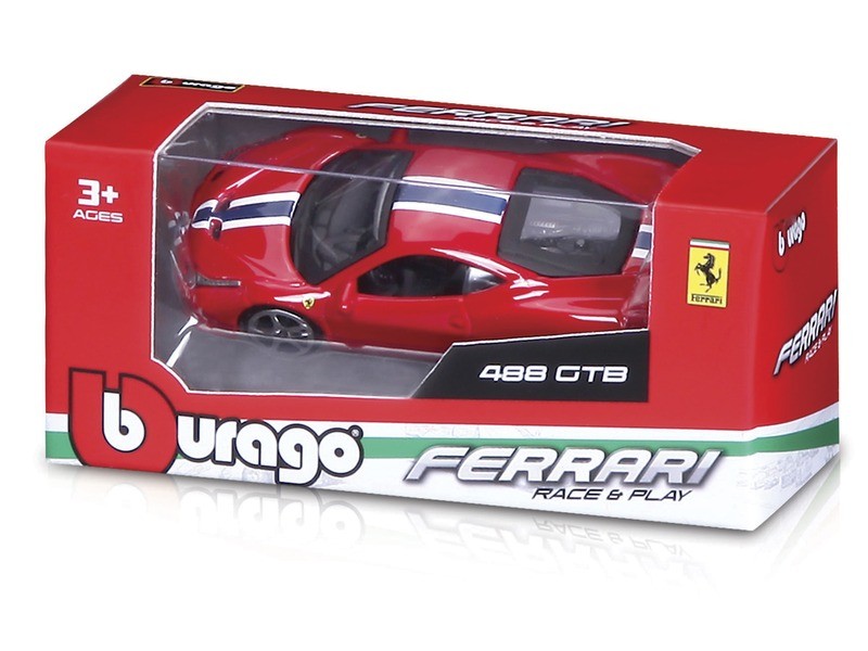 Bburago Ferrari versenyautó 1:64 - véletlenszerű változat