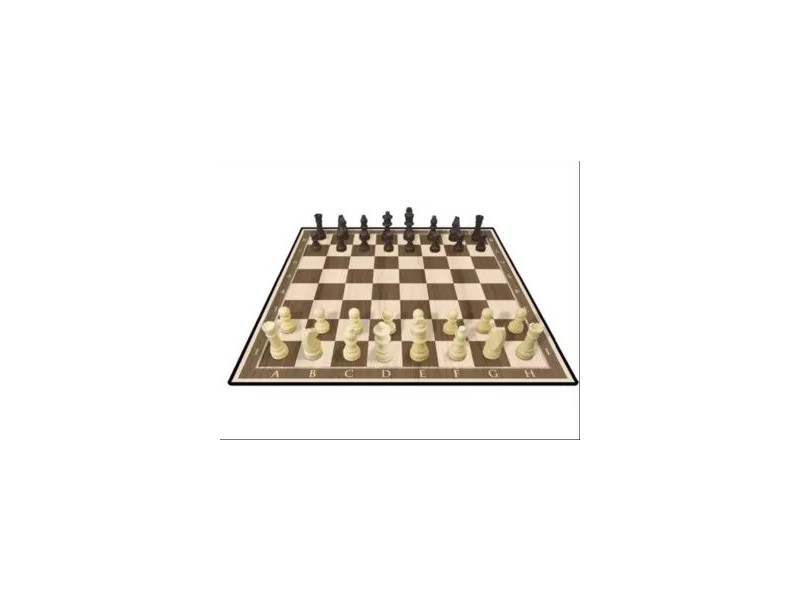 Kasparov fa sakk készlet, fa tábla és figurák