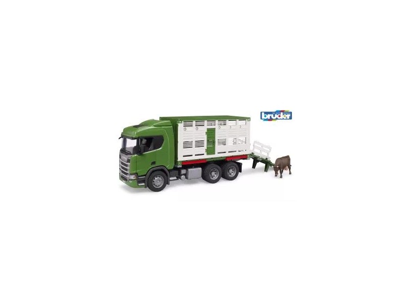 Bruder Scania Super 560R állatszállító teherautó