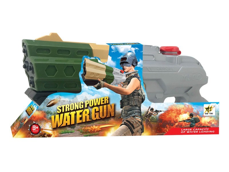 Pumpás vízipisztoly 45 cm - katonai színek