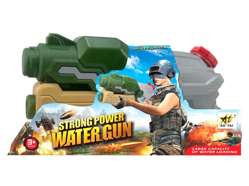 Pumpás vízipisztoly 32 cm, katonai színek