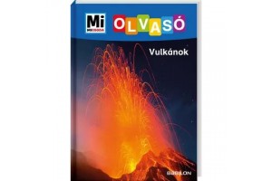 Vulkánkitörést ábrázoló borítókép — MM Olvasó