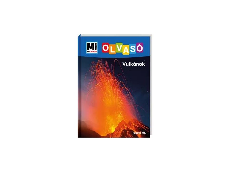 Vulkánkitörést ábrázoló borítókép — MM Olvasó