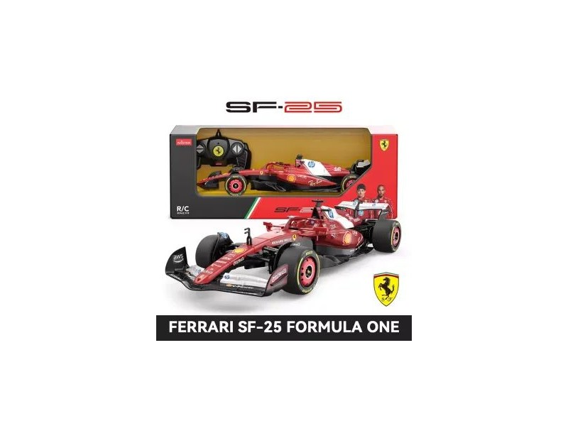 F1 Ferrari SF-25 1:18 távirányítós autó, piros