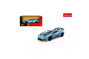 Lamborghini Huracan STO 1:43 kék fém kisautó ablakos díszdoboz