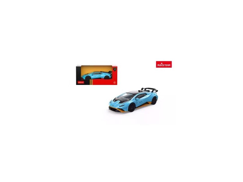 Lamborghini Huracan STO 1:43 kék fém kisautó ablakos díszdoboz
