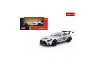 Mercedes-AMG GT2 1:43 ezüst fém kisautó