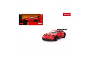 Porsche 911 GT3 RS fém kisautó 1:43, piros