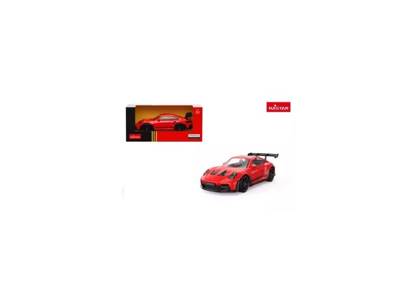 Porsche 911 GT3 RS fém kisautó 1:43, piros