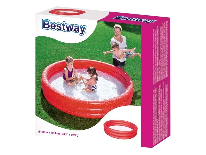 Bestway 51027 háromgyűrűs felfújható medence 183×33 cm