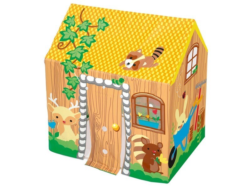 Bestway 52007 Házikó játszósátor 102x76x114 cm - sárga/kék