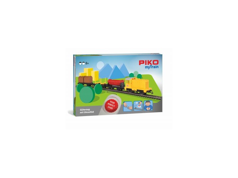Piko 57090 myTrain dízelmozdony és 3 tehervagon
