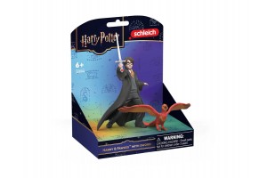 Schleich Harry & Fawkes figura karddal