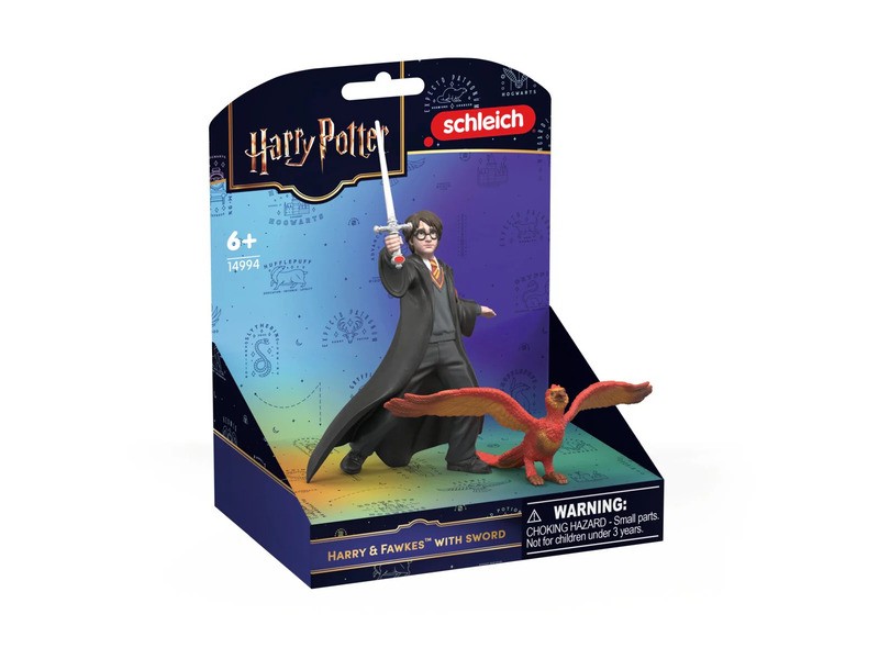 Schleich Harry & Fawkes figura karddal