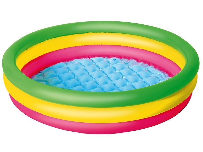 Bestway színes 3 gyűrűs medence 102x25 cm
