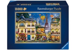Puzzle 18000 db – Párizs, részlet