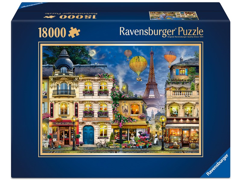 Puzzle 18000 db – Párizs, részlet